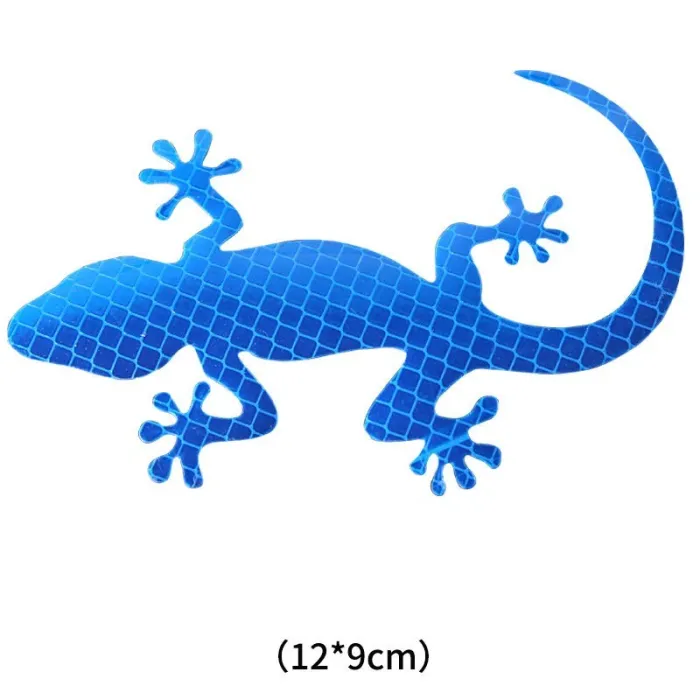 Reflektierender Autoaufkleber - Geckomuster - 2 Stück