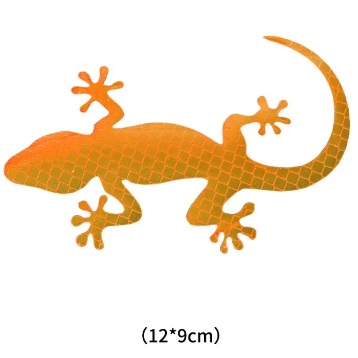 PegatinasAdhesivo reflectante para coche - patrón de gecko - 2 piezas