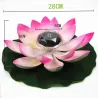 Fleur à énergie solaire - forme de lotus - LED - décoration flottante fontaine / bassin