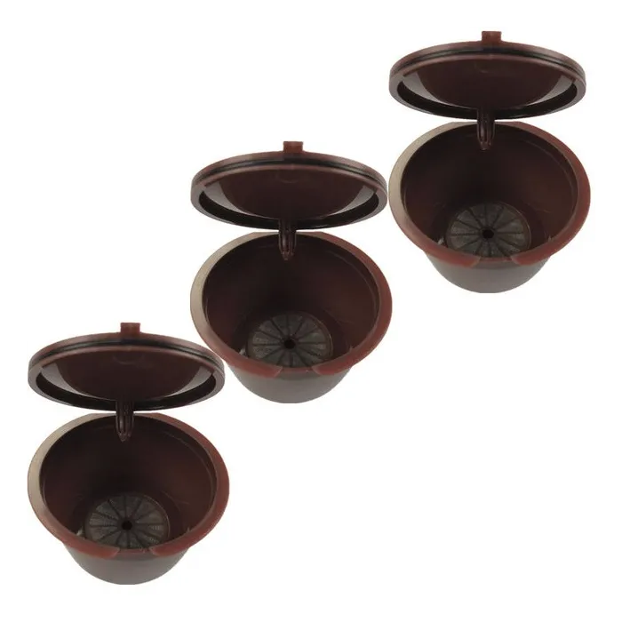 Filtros de caféCápsulas de café recargables/reutilizables - para Dolce Gusto - 3 piezas