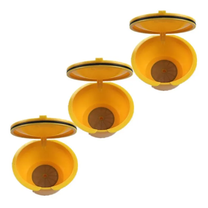 Gjenfyllbare / gjenbrukbare kaffekapsler - for Dolce Gusto - 3 stk