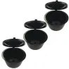 Gjenfyllbare / gjenbrukbare kaffekapsler - for Dolce Gusto - 3 stk