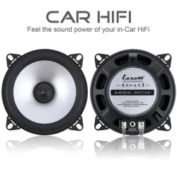 Altoparlante coassiale Hifi per auto - 2 vie - 4 pollici - 60W - 2 pezzi