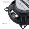 Koaksjalny głośnik samochodowy Hifi - 2-drożny - 4 cale - 60W - 2 sztukiGłośniki