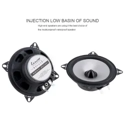 Koaksjalny głośnik samochodowy Hifi - 2-drożny - 4 cale - 60W - 2 sztukiGłośniki