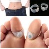 Magnetic silicone toe ring - slimming / massage - 2 piecesMassage