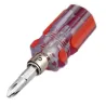 Dual function screwdriver - interchangeable head - flat / crossed bitScrewdrivers