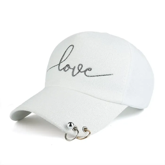 Baseball snapback cap - kjærlighetsbokstaver