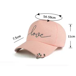 Baseball snapback keps - kärleksbokstäver