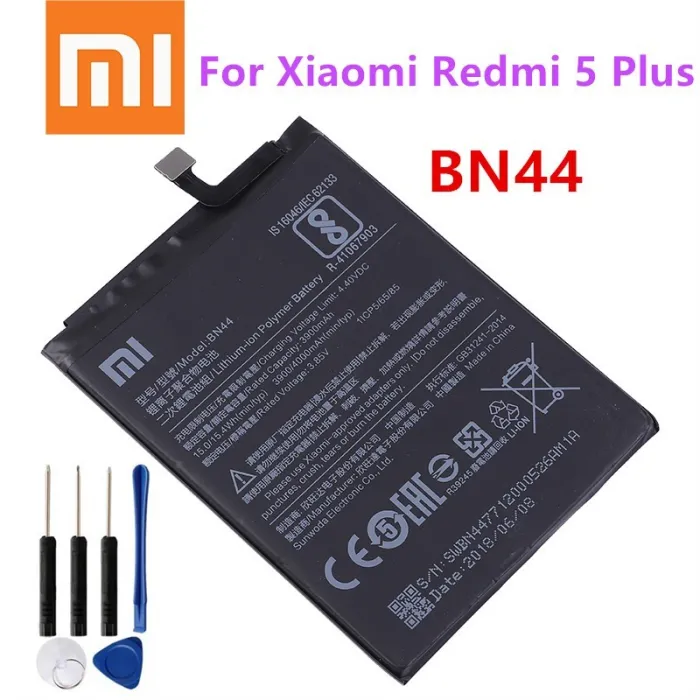Xiaomi Redmi 5 Plus - originalt batteri - BN44 - 4000mAh