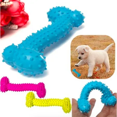 Os en caoutchouc - jouet - pour chien / chiot