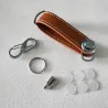 EDC lommenøgleorganisator - lædertaske - nøglering