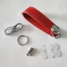 EDC taskuavainkotelo - nahkapussi - avaimenperä