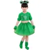 Lille grøn frø - kostume til piger / drenge - sæt