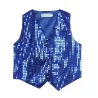 Boys shiny sequin vestClothing