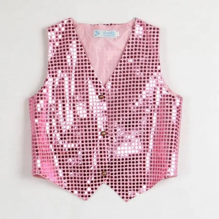 Drenge skinnende pailletvest