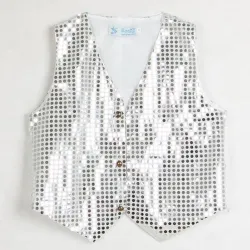 Drenge skinnende pailletvest