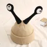 Warm knitted hat - funny long eyesHats & caps