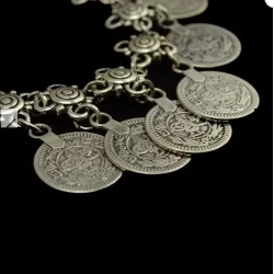 Moedas antigas vintage - tornozeleira