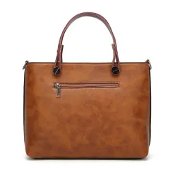 Elegante leren schoudertasTassen