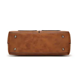 Elegant skulderveske i skinn