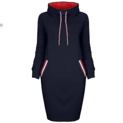 VestidosVestido elegante hasta la rodilla - con cuello alto