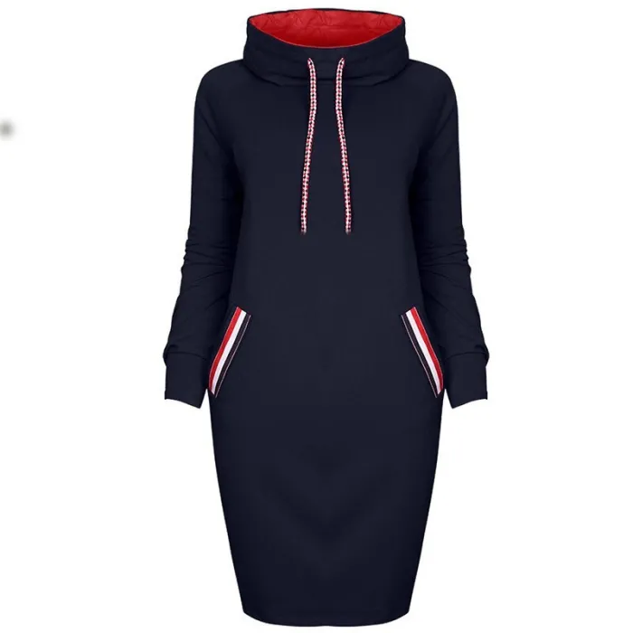 VestidosVestido elegante hasta la rodilla - con cuello alto