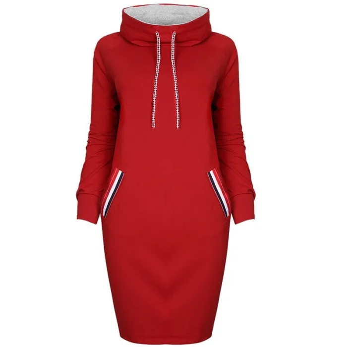 VestidosVestido elegante hasta la rodilla - con cuello alto