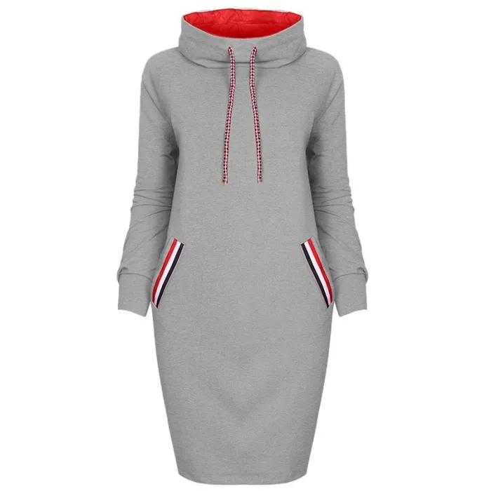 VestidosVestido elegante hasta la rodilla - con cuello alto