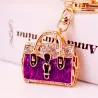 Bolsa cristal dourada - chaveiro