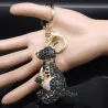 Porte-clés kangourou en cristal
