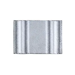 Tapis de sol doux à rayures - antidérapant