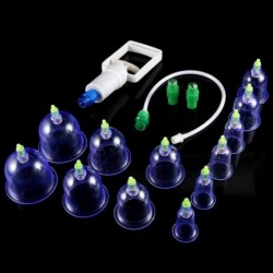 Vakuumkoppar - anticellulitmassager - koppningsterapi - Kinesisk medicin - 12 stycken