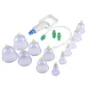 Przyssawki próżniowe - masażer antycellulitowy - terapia bańką - medycyna chińska - 12 sztukMasaż