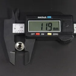 N35 - neodymmagnet - stærk rund skive - 12mm * 3mm - med 4mm hul