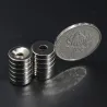 N35 - neodymmagnet - stærk rund skive - 12mm * 3mm - med 4mm hul