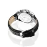 OUKESHI - élégante montre Quartz en acier inoxydable - bracelet cuir