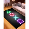 Tapis de sol décoratif - moquette - symboles console de jeux