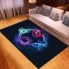 Tapis de sol décoratif - moquette - symboles console de jeux
