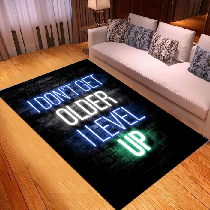 Tapis de sol décoratif - moquette - symboles console de jeux