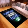 Tapis de sol décoratif - moquette - symboles console de jeux