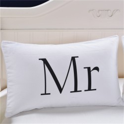 Mr & Mrs - capa de almofada - 2 peças