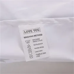 Mr & Mrs - putetrekk - 2 stk
