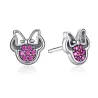 Fiocco/cristalli - Orecchini in argento sterling 925