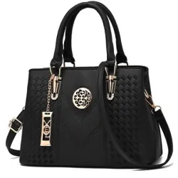Bolsa de ombro elegante em couro - bolsa