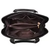 Elegant skuldertaske i læder - håndtaske