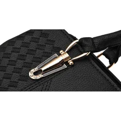 Elegant skuldertaske i læder - håndtaske
