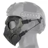 Lurker taktisk mesh maske - kamuflasje / airsoft / paintball