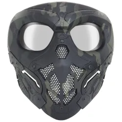 Lurker taktisk mesh maske - camouflage / airsoft / paintball