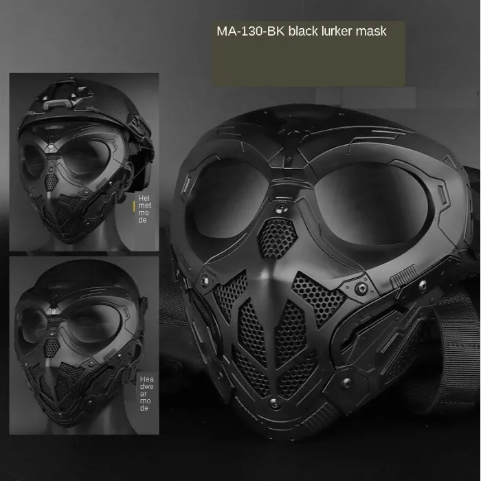 Lurker tactical mesh mask - camouflage / airsoft / paintballMilitary